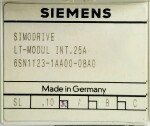 Siemens 6SN1123-1AA00-0BA0